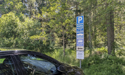 Bild på parkeringsskylt.