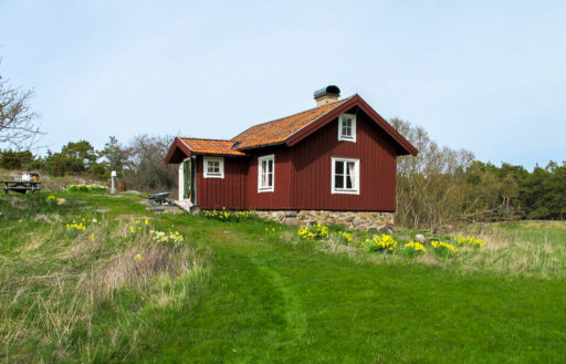 Norrötorpet på Fjärdlång, röd liten stuga