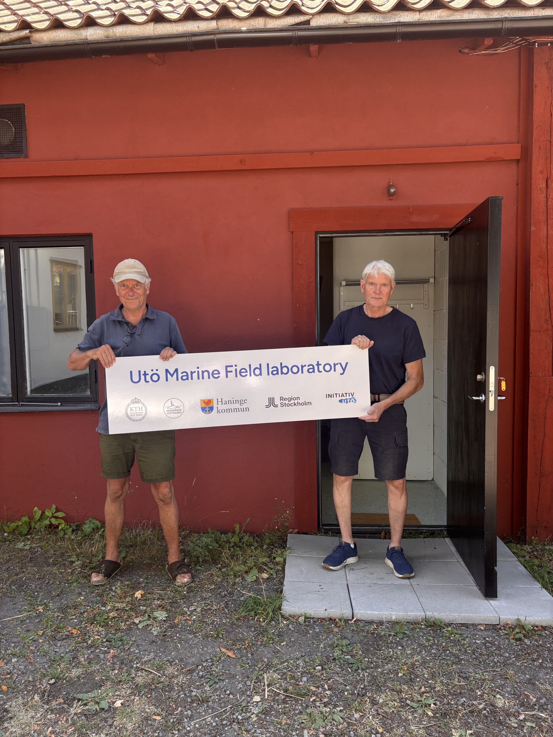 Robert Cederlund och Thomas Hjelm från Initiativ Utö.